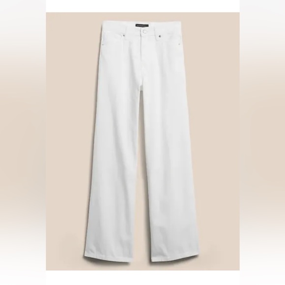 Banana Republic Pure White Wide-Leg jean - Picture 6 of 10